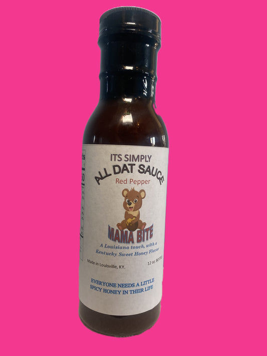 All Dat Sauce - Red Pepper our Mama Bite 12oz